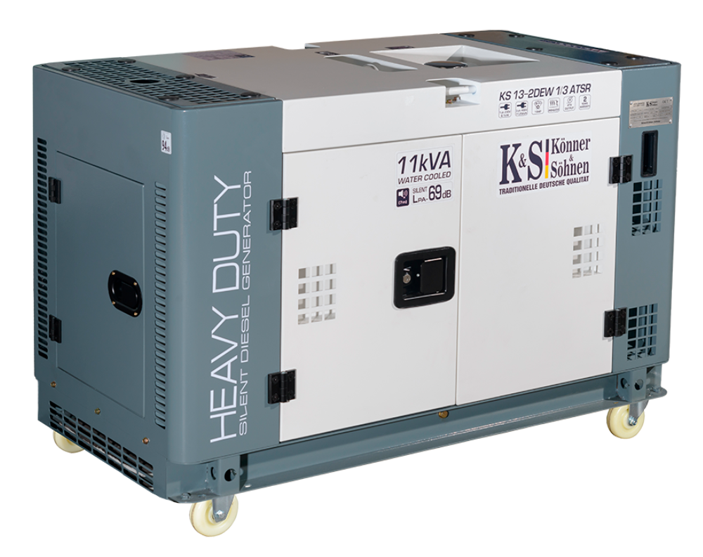 Генератор дизельний KONNER&SOHNEN 3 фази (220/380В), 7,1кВт